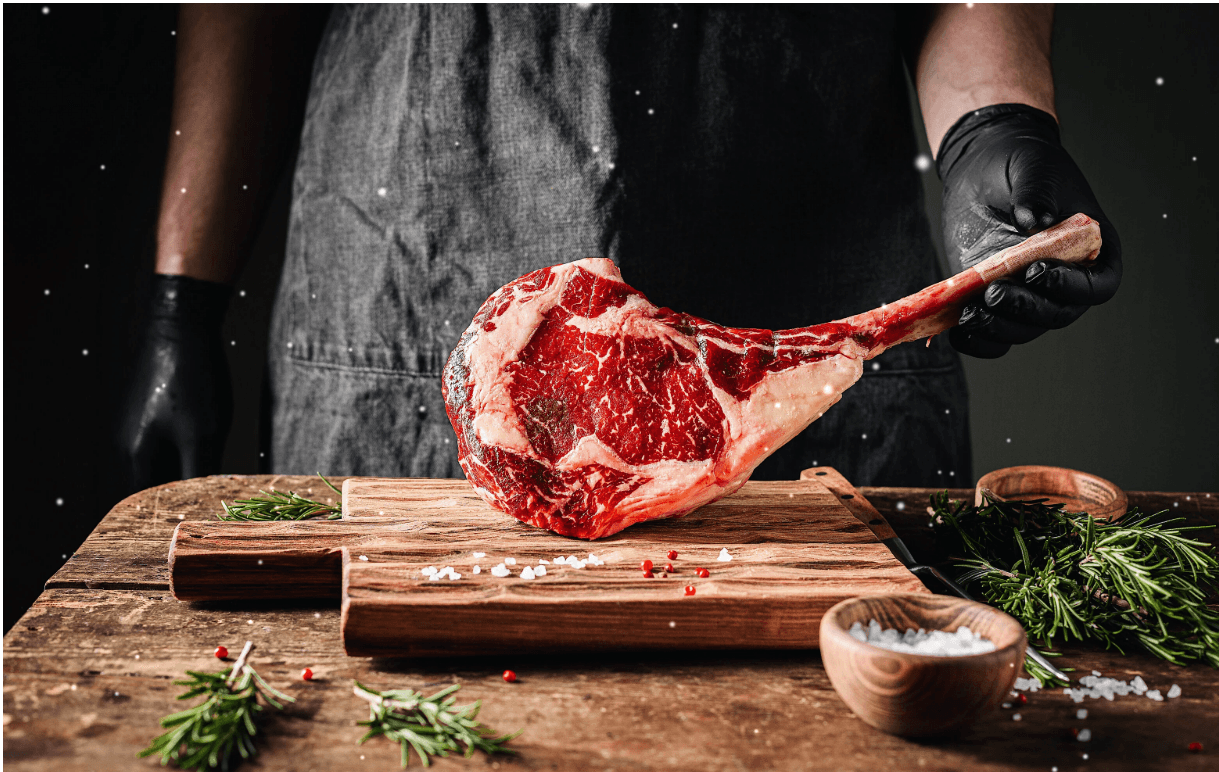 Sườn Bò Tomahawk Úc - Chi tiết 3